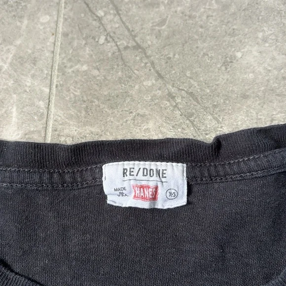 Re/done black tee - Picture 3 of 3